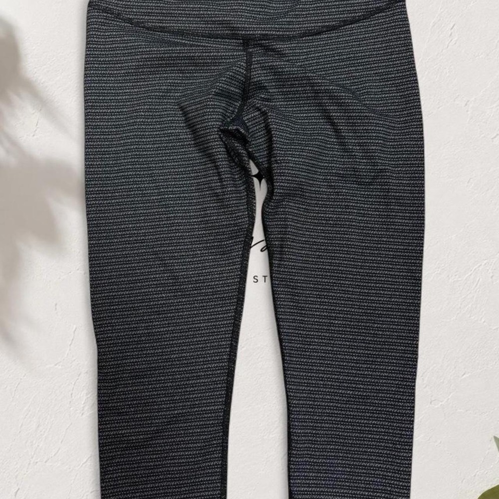 Yogasmoga Black Speckled Leggings Yoga Pants Womens 8 Aurum Athleisure USA